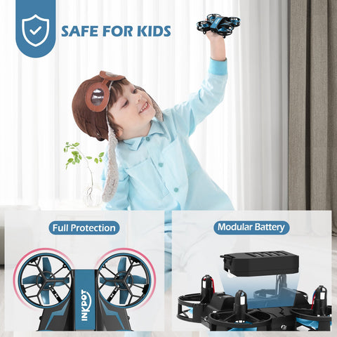 Mini Drone for Kids, I06 RC Drone Toy with 3 Level Mode for Beginners-TB01404-Veeddydropshipping