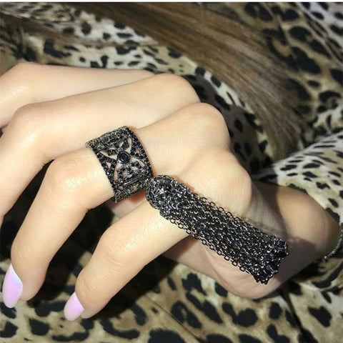 Fashion Famous Crown Adjustable Rings 925 Sterling Silver -JW00438-Veeddydropshipping