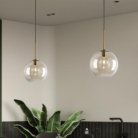 Modern hanging loft Glass Pendant Light-TI00339-Veeddydropshipping