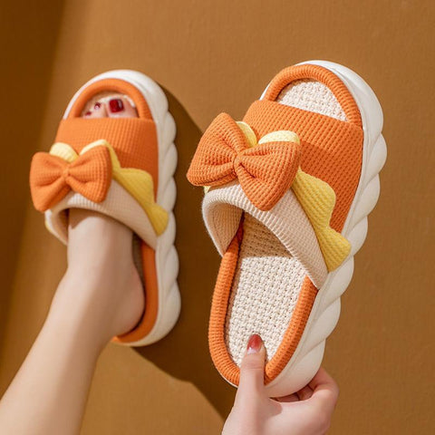 Bedroom Platform Slides Non-Slip Female House Slippers-BS01118-Veeddydropshipping