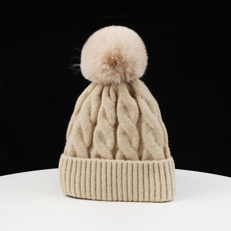 Warm Pompom Hat Autumn Winter Earflaps-Veeddydropshipping