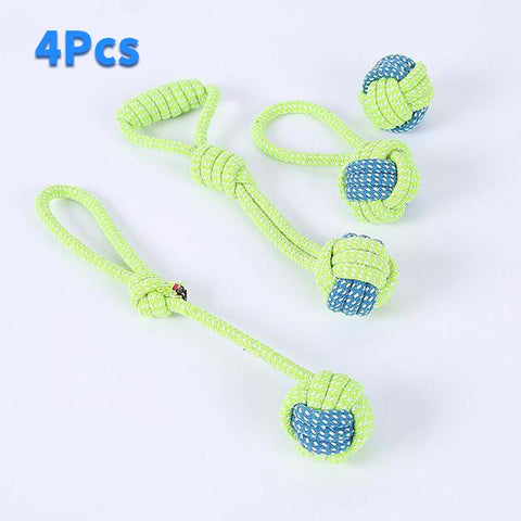 Pet dog toy bite-resistant cotton rope toy-HA01473-Veeddydropshipping