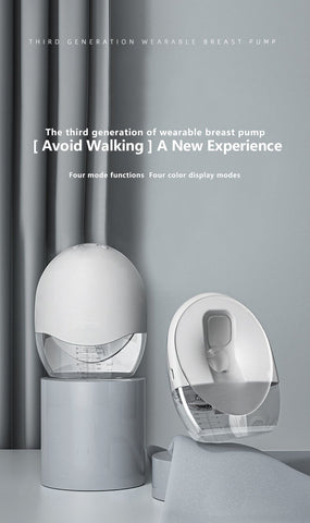 Wearable Breast Pump Silent Hands Free  LED Automatic Electric Milker Portable-TB00669-Veeddydropshipping