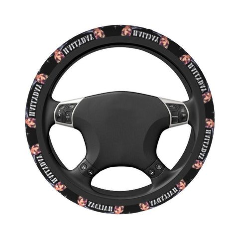 Steering Wheel Cover 38cm Soft French Singer Steering Wheel-AM01395-Veeddydropshipping