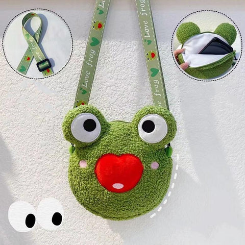 bag female new personality fashion plush messenger-BS00166-Veeddydropshipping