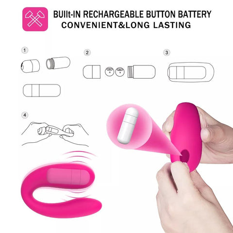 Couple Resonance Vaginal Vibrator Female Sex Toy Clitoris Masturbator Adult Toy -BH01296-Veeddydropshipping