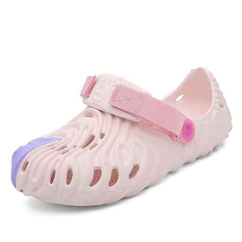 Runway Slippers Clogs Solid Hollow Design Beach Outside Soft-BS01472-Veeddydropshipping