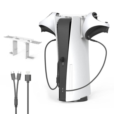 For PS5 handle pole type bracket 1/2 charging cable set wireless handle/headset -CE01159-Veeddydropshipping