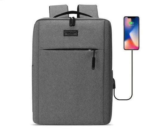Waterproof School Backpacks USB Charging Business Travel Bag-BS00345-Veeddydropshipping