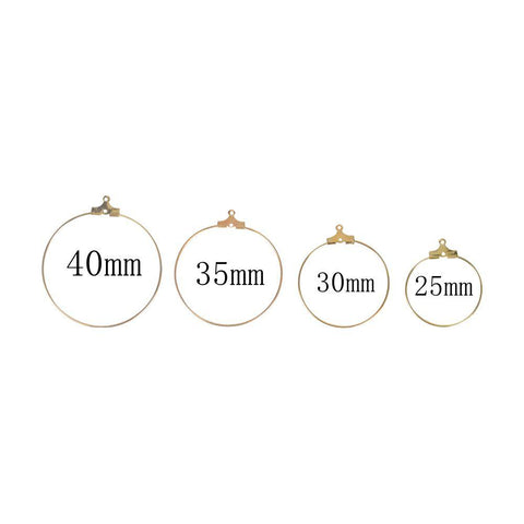 Earrings Dangle Clasp Ear Wires Hooks DIY Circle Earring-JW01638-Veeddydropshipping
