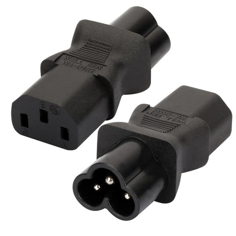 IEC 320 C13 3Pole Female To C6 Male AC Power Converter C13-C6-CE00220-Veeddydropshipping