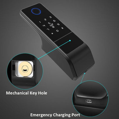 Fingerprint Lock  Digital Password Mechanical Key-CO00602-Veeddydropshipping