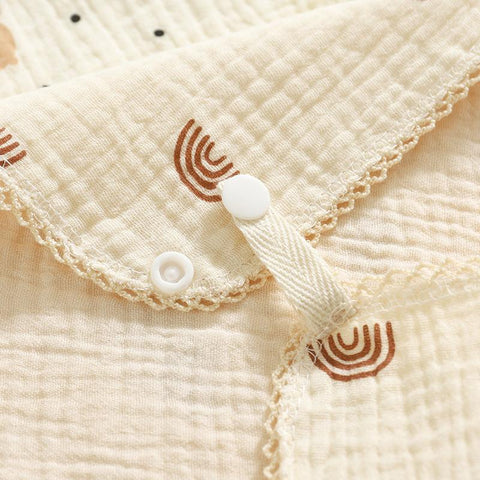 Cartoon Bear Baby Bibs Soft Cotton Bandana Drool Bibs Newborn Boy Girl-TB00715-Veeddydropshipping