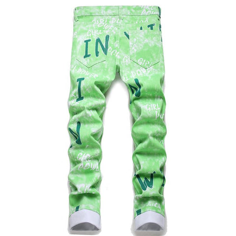 Fashion Digital Printed Stretch Denim-MF00601-Veeddydropshipping