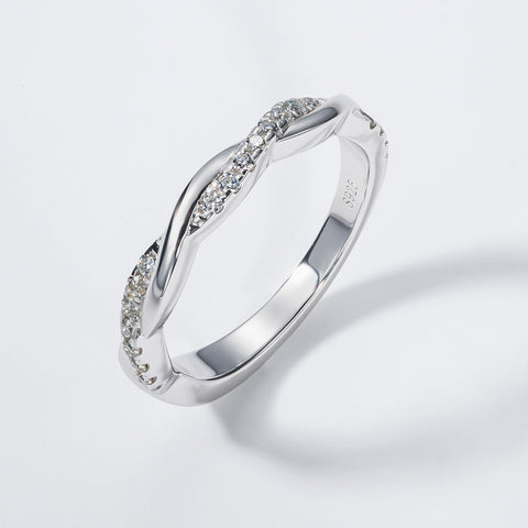 Moissanite Bridal Rings  925 Sterling Silver Engagement Wedding  Ring-JW00091- Veeddydropshipping