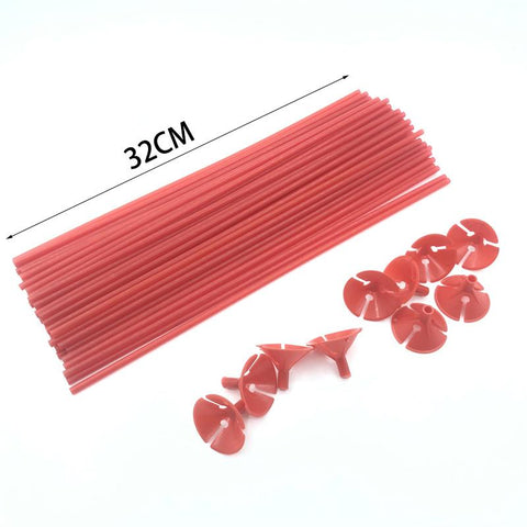 Latex Balloon Stick Plastic Balloon Holder Cups-HA00604-Veeddydropshipping
