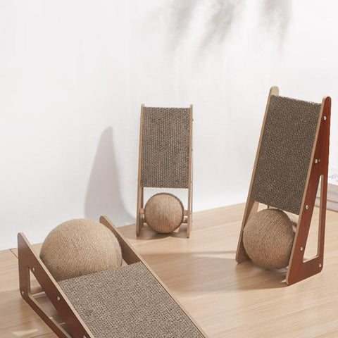 Cat Scratcher Board Detachable Post-HA01422-Veeddydropshipping