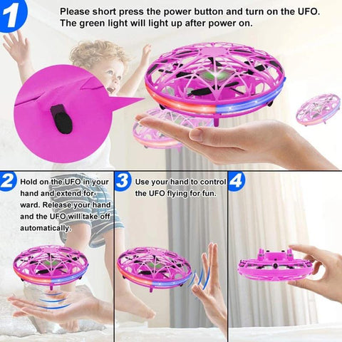 Flying Ball RC Helicopter Mini UFO Dron Aircraft Boys Hand Controlled Drone-TB01394-Veeddydropshipping
