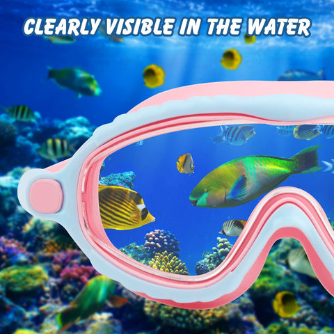 Kids Anti Fog Waterproof Swim Goggles with Portable Bag Swim Glasses -OS00146-Veeddydropshipping