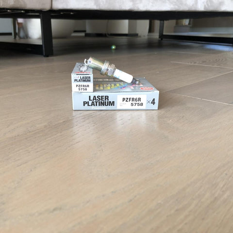 4-6Pcs Brand New Laser Dual Platinum Spark Plug Candles PZFR6R-AM00124-Veeddydropshipping