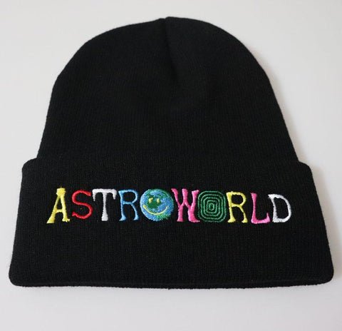 Embroidery Skullies Beanie Winter Autumn Winter-MF00972-Veeddydropshipping