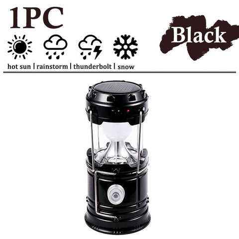 Solar LED Portable Lantern Telescopic Torch Lamp Multi-function-TI00846-Veeddydropshipping