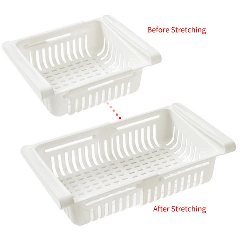 Refrigerator Organizer Retractable Tiered Fridge-HA00796-Veeddydropshipping