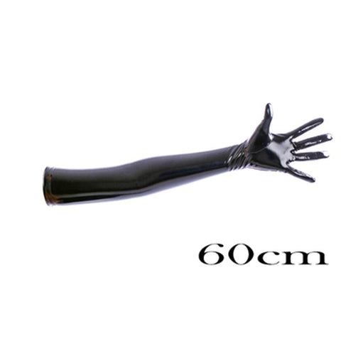 Women Faux Leather Elbow Glove Cosplay-WF01608-Veeddydropshipping