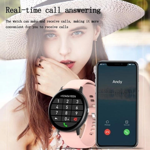 Women Smartwatch Fitness Smart Watch Custom Dial Heart Rate Monitor Bluetooth -CE00671-Veeddydropshipping
