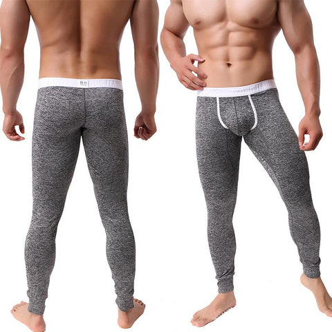 Johns  Sexy U Leggings Men Home  Pajama Sweatpants-MF01559-Veeddydropshipping