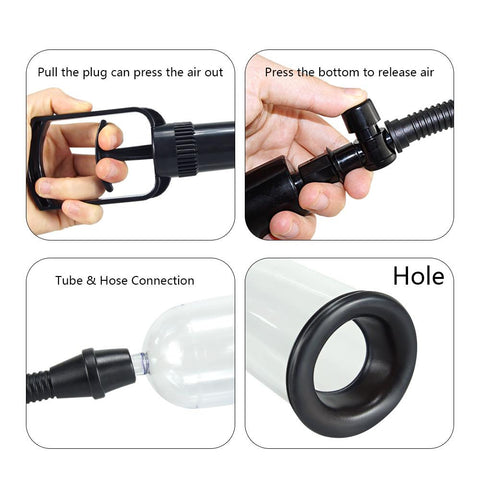 Male Penis Pump Manual Penis Enlarger Sex Toys For Man Vacuum Pump Male-BH01192-Veeddydropshipping