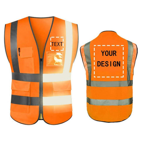 Safety Vest with Reflective Strips -CO00685-Veeddydropshipping