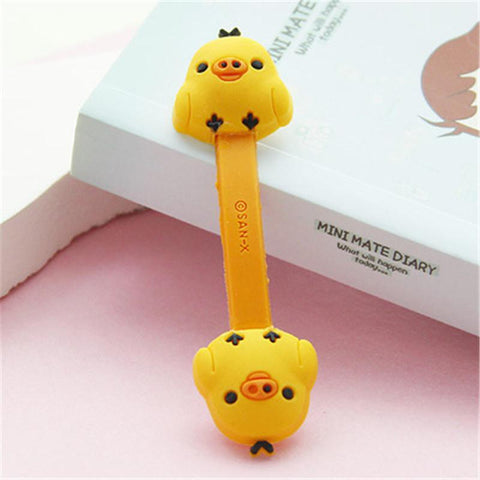 3 pcs Cute Cartoon Mobile Phone USB Cable Cable Winder Cable Control Cable Protector-PA00864-Veeddydropshipping