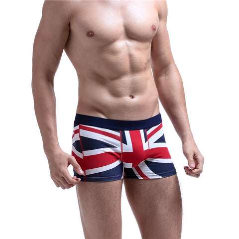 Cotton Underwear Boxers Man Intimates Boxer British Style mens-MF01483-Veeddydropshipping