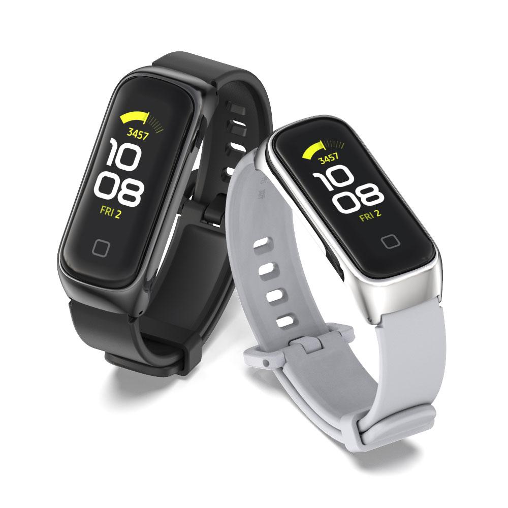 For Samsung Galaxy Fit 2 Straps Leather Bracelet Soft Silicone Sport Band -CE00521-Veeddydropshipping