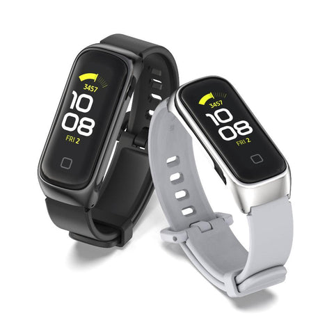 For Samsung Galaxy Fit 2 Straps Leather Bracelet Soft Silicone Sport Band -CE00521-Veeddydropshipping