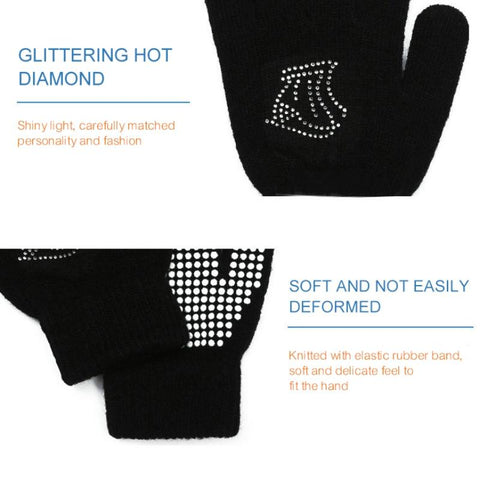 1 Pair Children Gloves Non-slip Rubber Winter Warm Stretch Gloves Boys Girls-OS00833-Veeddydropshipping