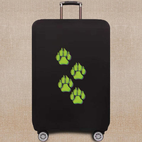 Suitable for 18-28 Inch Suitcase Case Dust Cover Dog Footprints-BS00744-Veeddydropshipping