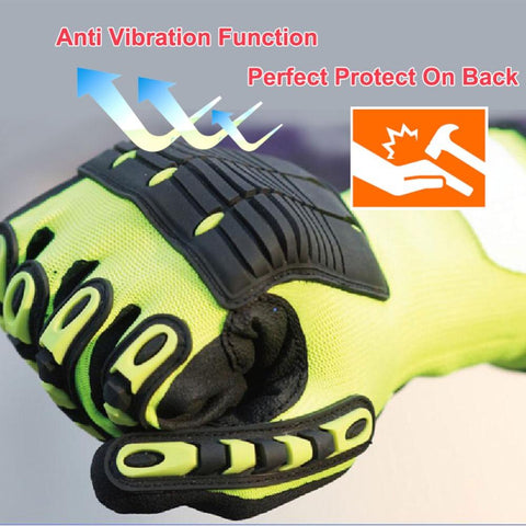 Protective Work Gloves  with Oil-proof Nitrile Dipped -CO00684-Veeddydropshipping