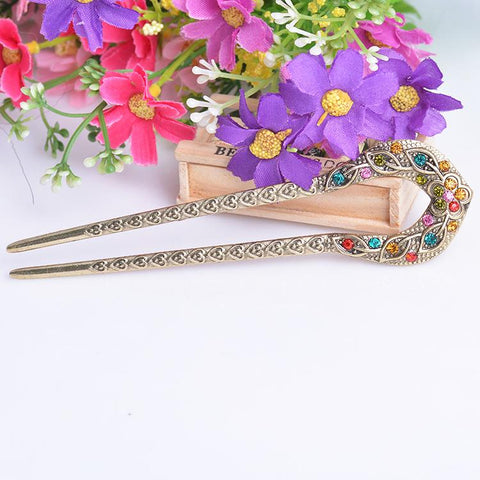 Hair Stick Pin Women Hair Jewelry-WF01287-Veeddydropshipping