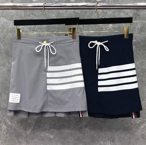 Women High Waist Slim Knee Mini Skirt-WF00443-Veeddydropshipping