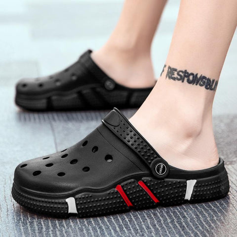 Wear-resistant Clogs Garden Shoes Hole Shoes Outdoor Baotou-BS01501-Veeddydropshipping