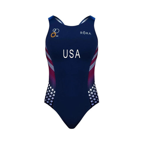 Roka Women Elite One Piece Strap Back Swimsuit Bikini Sexy Suit Training Triathlon -OS00187-Veeddydropshipping