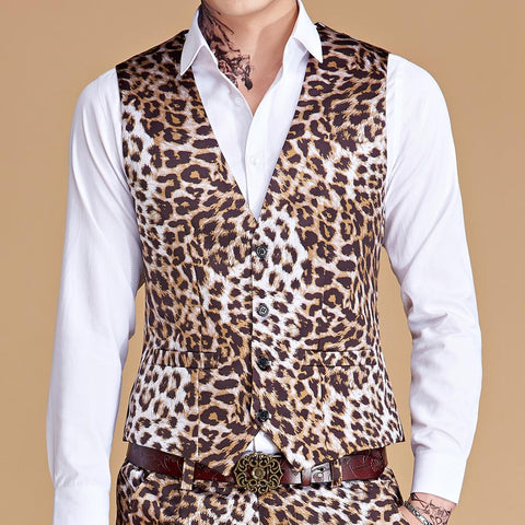 Suit Vest Men New Slim Fit Sleeveless Vest Waistcoat-MF01305-Veeddydropshipping