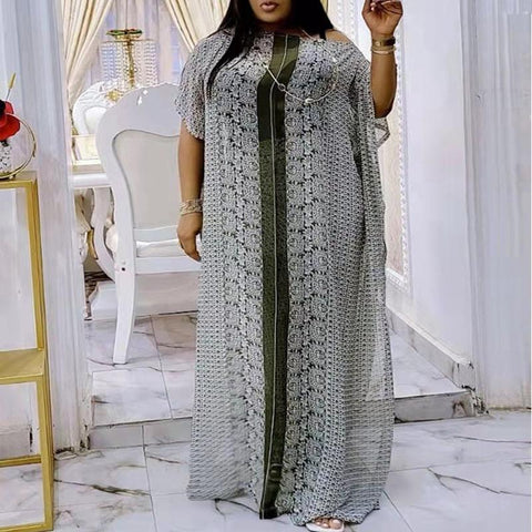 African Dresses Women Dashiki Pants Set-WF01520-Veeddydropshipping