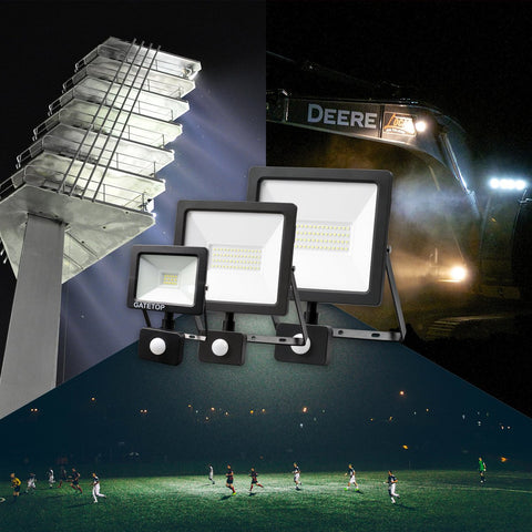 50w! Led Motion Sensor Floodlight Induction Style Ip65 Cold-TI00894-Veeddydropshipping