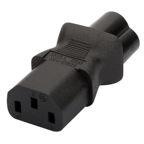 IEC 320 C13 3Pole Female To C6 Male AC Power Converter C13-C6-CE00220-Veeddydropshipping