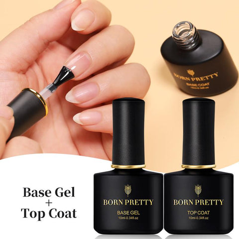 10ml Base Gel Top Coat UV Gel Nail Polish Nail Art Manicure -BH01012-Veeddydropshipping