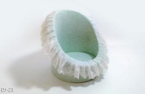 Sunshine Newborn Photography Props Lace Round Sofa Chair-TB00762-Veeddydropshipping