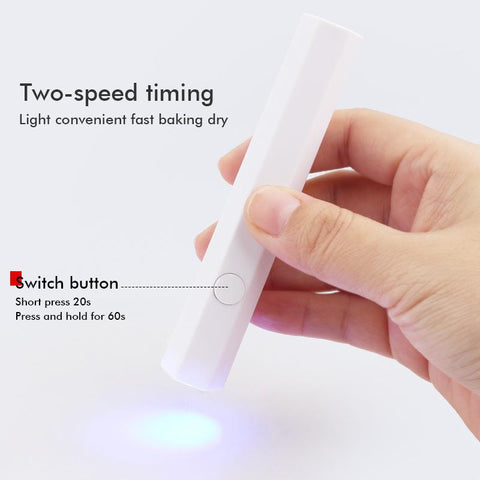 Professional  Pen For Curing All Gels Nail Dryer Manicure Tool-BH01106-Veeddydropshipping